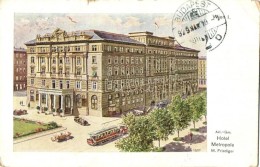 T2/T3 Vienna, Wien I. Hotel Metropole, Automobiles, Tram S: Bienert (kis Szakadás / Small Tear) - Non Classificati