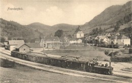 ** T1 Frankenfels, Bahnhof / Railway Station With Locomotive. Würthle & Sohn - Unclassified