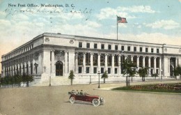 T2/T3 Washington, D. C. New Post Office, American National Flag, Automobile (EK) - Ohne Zuordnung