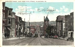 T2/T3 Allentown, Hamilton Street, East From 5th Street, Tram, Automobiles (EK) - Unclassified