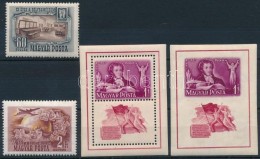 ** 1949 Puskin Blokkpár + 1950 Bélyegmúzeum Sor - Other & Unclassified