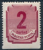 O 1946 Forint-fillér 2Ft Portó Alul Fogazatlan - Altri & Non Classificati