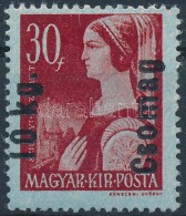 ** 1946  BetÅ±s Csomag 10kg /30f Fordított, Eltolódott Felülnyomás (20.000) - Sonstige & Ohne Zuordnung