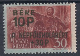 * 1945 Béke (I.) 10(+30)P/30f Felülnyomás Gépszínátnyomatával +... - Altri & Non Classificati