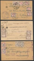 1922-1924 3 Db LevelezÅ‘lap Hivatalos Bélyegekkel A 3., 7. és 11. Díjszabásból - Sonstige & Ohne Zuordnung
