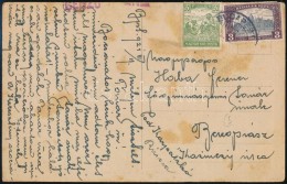 1921 Képeslap Beregszászba Csehszlovák Cenzúrával - Other & Unclassified