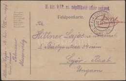 1918 Tábori Lap / Field Post Card 'E.P. TOLMEZZO B' - Sonstige & Ohne Zuordnung