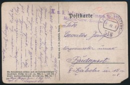 1918 Tábori Posta Képeslap 'K.u.k. Infanterieregiment Masch.-Gew.-Komp. III.' + 'FP 318' - Sonstige & Ohne Zuordnung