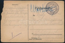 1918 Tábori Posta LevelezÅ‘lap 'EP HRUBIESZOW C' - Sonstige & Ohne Zuordnung
