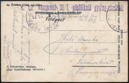 1917 Szabályellenesen Tábori Posta Célra Felhasznált Gyermekposta Képeslap - Other & Unclassified