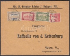 1918.07.10. 3. Súlyfokozatú Légi Levél Bécsbe RepülÅ‘ Posta 4K50f +... - Sonstige & Ohne Zuordnung