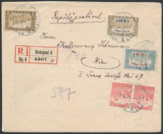 1918.07.10. RepülÅ‘ Posta Sor + 2,20K KiegészítÅ‘  Bérmentesítés 4.... - Sonstige & Ohne Zuordnung