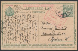 1916 Hadisegély Díjjegyes LevelezÅ‘lap Cenzúrázva (15.000++) - Other & Unclassified