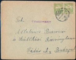 1915 Cenzúrázott Levél 'HUSZT' - Other & Unclassified