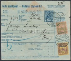 1914 Csomagszállító Céglyukasztásos Bélyeggel 'PETRINJA' -... - Other & Unclassified
