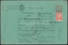 1872 5kr Postautalvány 5kr Díjkiegészítéssel - Altri & Non Classificati