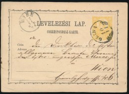 1871 2kr Díjjegyes LevelezÅ‘lap 'GLINA' - Altri & Non Classificati