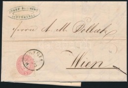 1866 5kr Levélen ,,PETRINIA' - Other & Unclassified