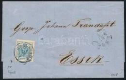 1858 9kr MP III. Levélen ,,KRONSTADT' - Altri & Non Classificati