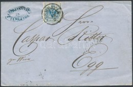 1855 9kr Levélen ,,TEMESVÁR' - Other & Unclassified