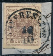 1850 6kr HP I ,,(SÁ)RKERESZTÚR' - Other & Unclassified