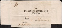 1798 Wereswar Postaállomás Negyedéves Kocsiposta Elszámolása - Other & Unclassified