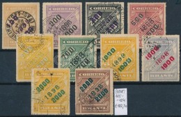 O 1898 Mi 115-124 (Mi EUR 182,-) - Altri & Non Classificati