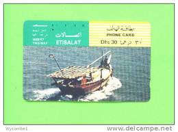 UNITED ARAB EMIRATES - Magnetic Phonecard As Scan - Emirati Arabi Uniti