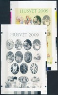 ** 2009/24 Húsvét Cromalin Emlékívpár Garancia Bélyegzéssel... - Sonstige & Ohne Zuordnung