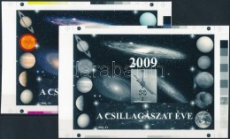 ** 2009/08 Csillagászat Cromalin Emlékívpár Garancia Bélyegzéssel... - Sonstige & Ohne Zuordnung