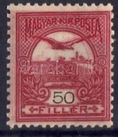 ** 1904 Turul 50f Sötét Borvörös, KettÅ‘s Kép (?!) - Other & Unclassified