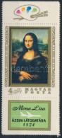 ** 1974 9 Db Mona Lisa Szelvényes Bélyeg (10.800) - Other & Unclassified