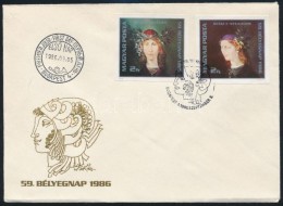 1986 Bélyegnap (59.) Vágott Sor FDC (3.500) - Other & Unclassified