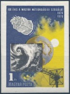 ** 1970 Meteorológiai Szolgálat (I.) Vágott Bélyeg - Sonstige & Ohne Zuordnung