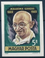 ** 1969 Mahatma Gandhi Vágott Bélyeg - Altri & Non Classificati