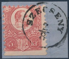 1871 Réznyomat 5kr Alul Vágott 'SZECSENY' - Altri & Non Classificati