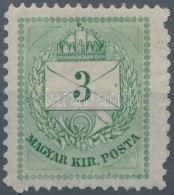 * 1874 Színesszámú 3kr 13 : 11 1/2 Vegyes Fogazással RR!  (30.000) - Altri & Non Classificati