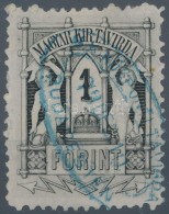 O 1874 Távírda Réznyomat 1Ft B Fogazással RR! (45.000) - Other & Unclassified