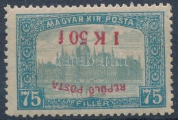 ** 1918 RepülÅ‘ Posta 1K50f Fordított Felülnyomattal (250.000) (garancia Nélkül / No... - Altri & Non Classificati