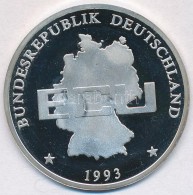 Németország 1993. 'ECU - Európa' Jelzett Ag Emlékérem (10,10g/0.999/40mm) T:PP... - Non Classificati