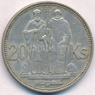 Szlovákia 1941. 20K Ag 'Cirill és Metód' T:2 Slovakia 1941. 20 Korun Ag 'St. Kyrill And St.... - Non Classificati