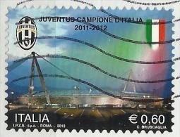 Italia 2012, Juventus Campione (o), Autoadesivo Su Frammento - 2011-20: Oblitérés