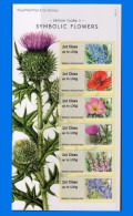 GB 2014-0054, Symbolic Flowers, Set (6V) MNH - Post & Go (distributeurs)