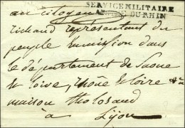 Franchise SERVICE MILITAIRE / ARMEE DU RHIN Sur Lettre Avec Texte Daté De Macon An 3. - TB / SUP. - Autres & Non Classés