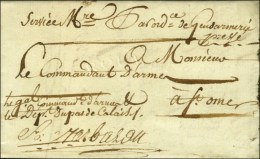 Franchise Manuscrite '' Le Gal Commandant D'Armée Du Département Du Pas De Calais A. Marbalau '' Et... - Sonstige & Ohne Zuordnung