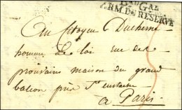 Bau Gal / ARM. DE RESERVE Sur Lettre Avec Texte Daté De Dijon An 8. - TB / SUP. - R. - Marques D'armée (avant 1900)