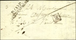 P.(A)P. / ARM. D'ESPAGNE Sur Lettre Avec Texte Daté De Barcelone. 1826. - TB / SUP. - Army Postmarks (before 1900)