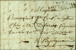 N° 7 / Bau PRINCIPAL / ARM D'ESPAGNE Sur Lettre Avec Texte Daté De Gironne. 1810. - TB / SUP. - Marques D'armée (avant 1900)
