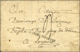 ARMEE D'ITALIE (43 Mm) Sur Lettre Avec Texte Daté De Crema An 9. - TB / SUP. - Army Postmarks (before 1900)