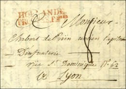 HOLLANDE / TROUPES Faises Sur Lettre Avec Texte Daté Du Quartier Général D'Amsterdam,... - Marques D'armée (avant 1900)